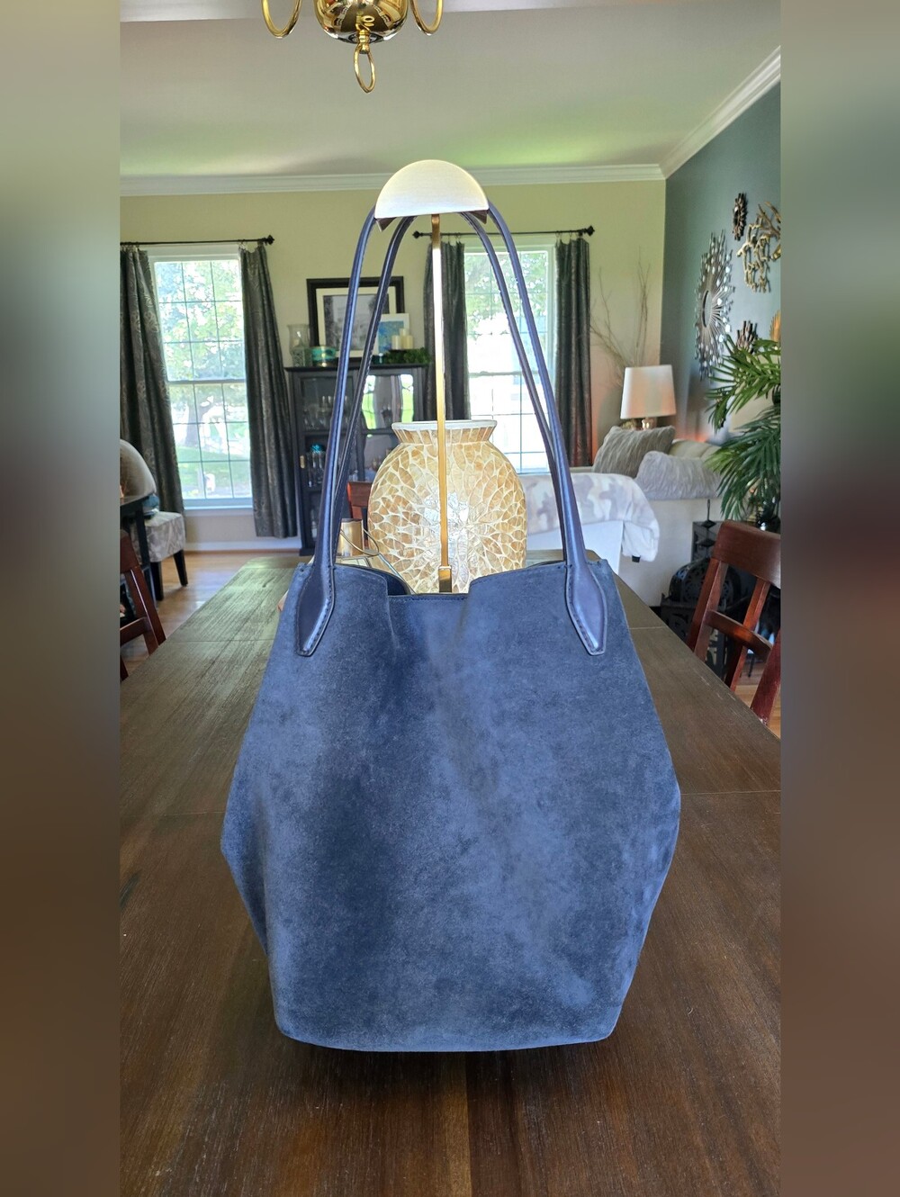 Madewell Navy Blue Suede Hobo Bag - Nordstrom Exclusive Color